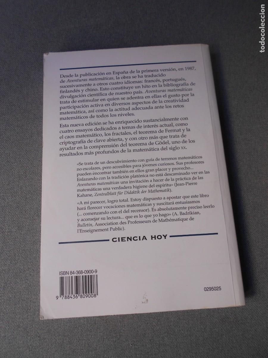 Libros de segunda mano de ciencias: AVENTURAS MATEMATICAS - Foto 8