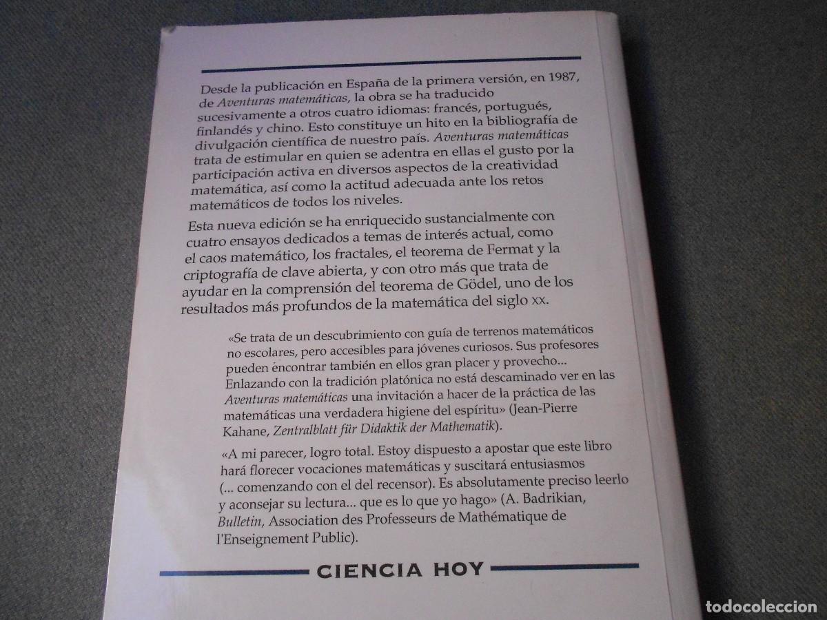 Libros de segunda mano de ciencias: AVENTURAS MATEMATICAS - Foto 9