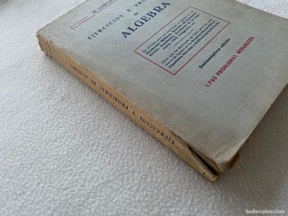 Libros de segunda mano de ciencias: &Aacute;LGEBRA - TRIGONOMETR&Iacute;A - GARCIA ARDURA - EJERCICIOS Y PROBLEMAS - Foto 3