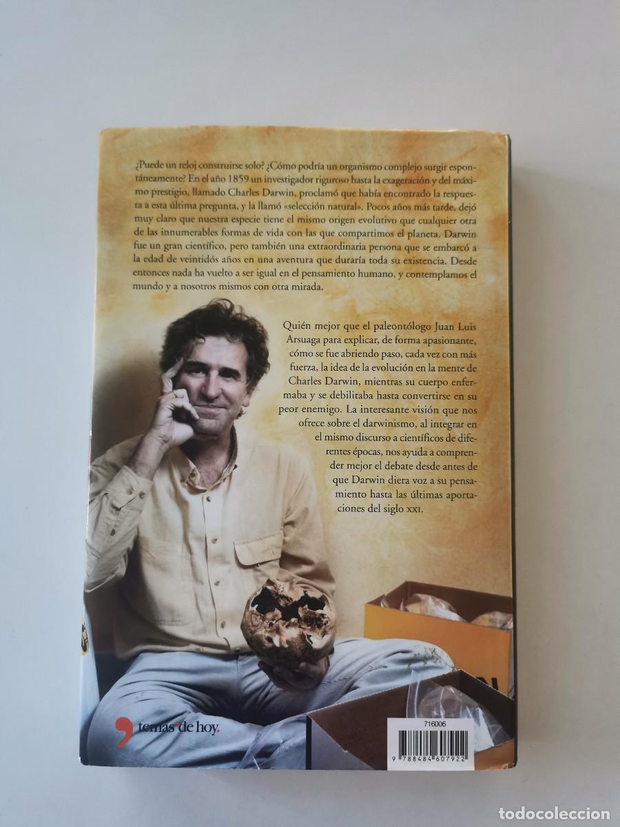 Libros de segunda mano: El reloj de Mr Darwin . Juan Luis Arsuaga. - Foto 2