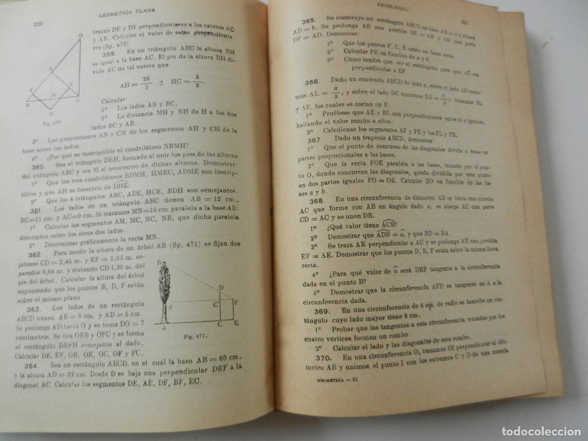 Libros de segunda mano de ciencias: GEOMETR&Iacute;A - CURSO SUPERIOR - EDICIONES BRU&Ntilde;O 195.. - Foto 5