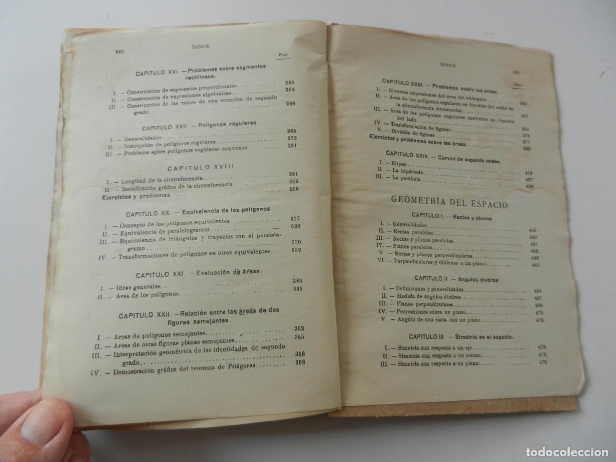 Libros de segunda mano de ciencias: GEOMETR&Iacute;A - CURSO SUPERIOR - EDICIONES BRU&Ntilde;O 195.. - Foto 8