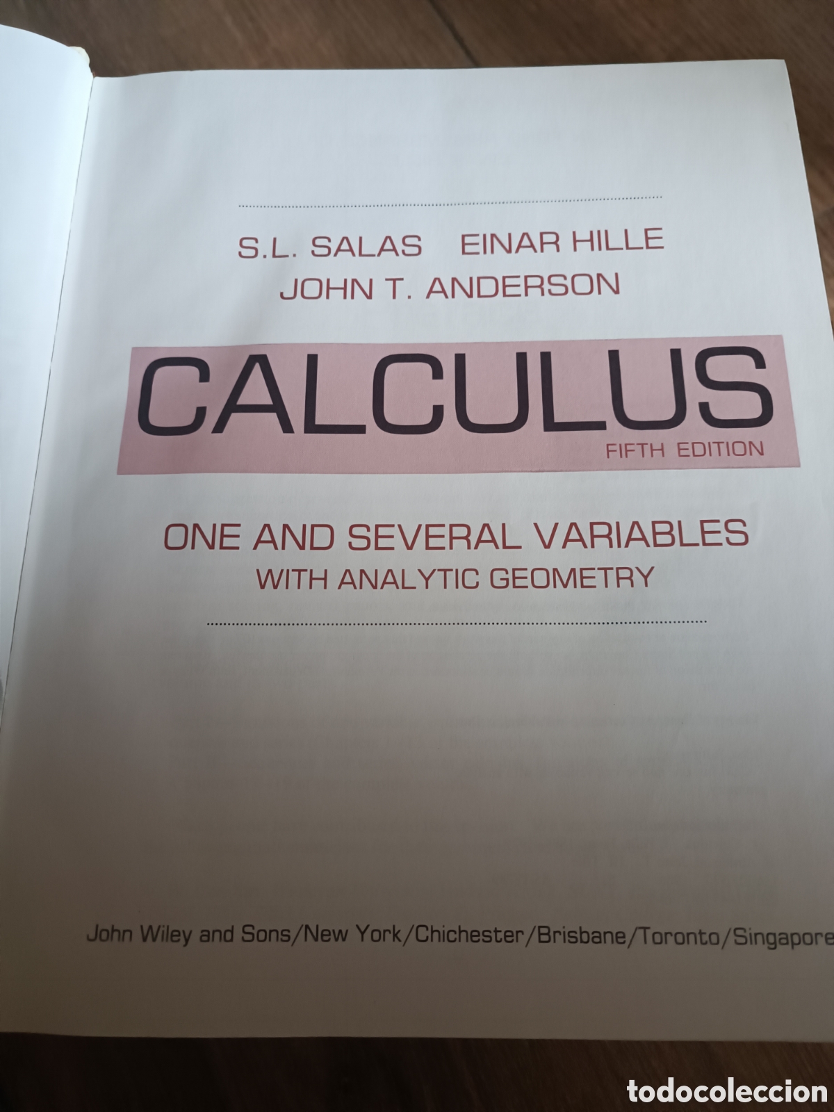 Libros de segunda mano de ciencias: Calculus one and several variables - Foto 3