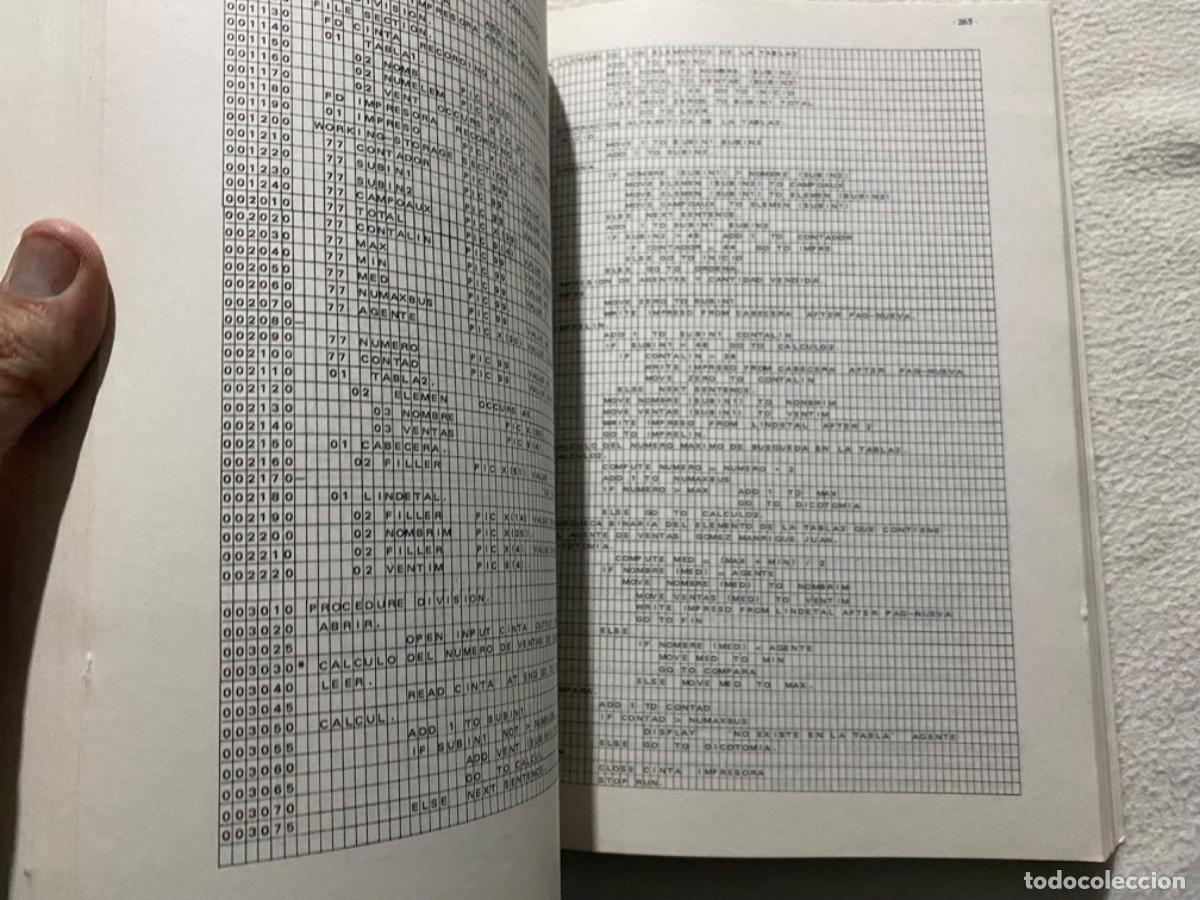 Libros de segunda mano de ciencias: LENGUAJE COBOL - CIRO DE LA FUENTE - Foto 7