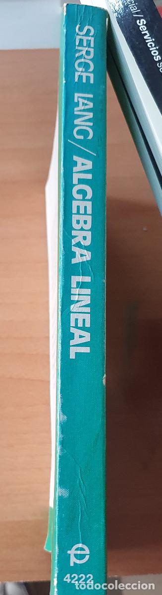 Libros de segunda mano de ciencias: Algebra Linear, de Serge Lang - Foto 2