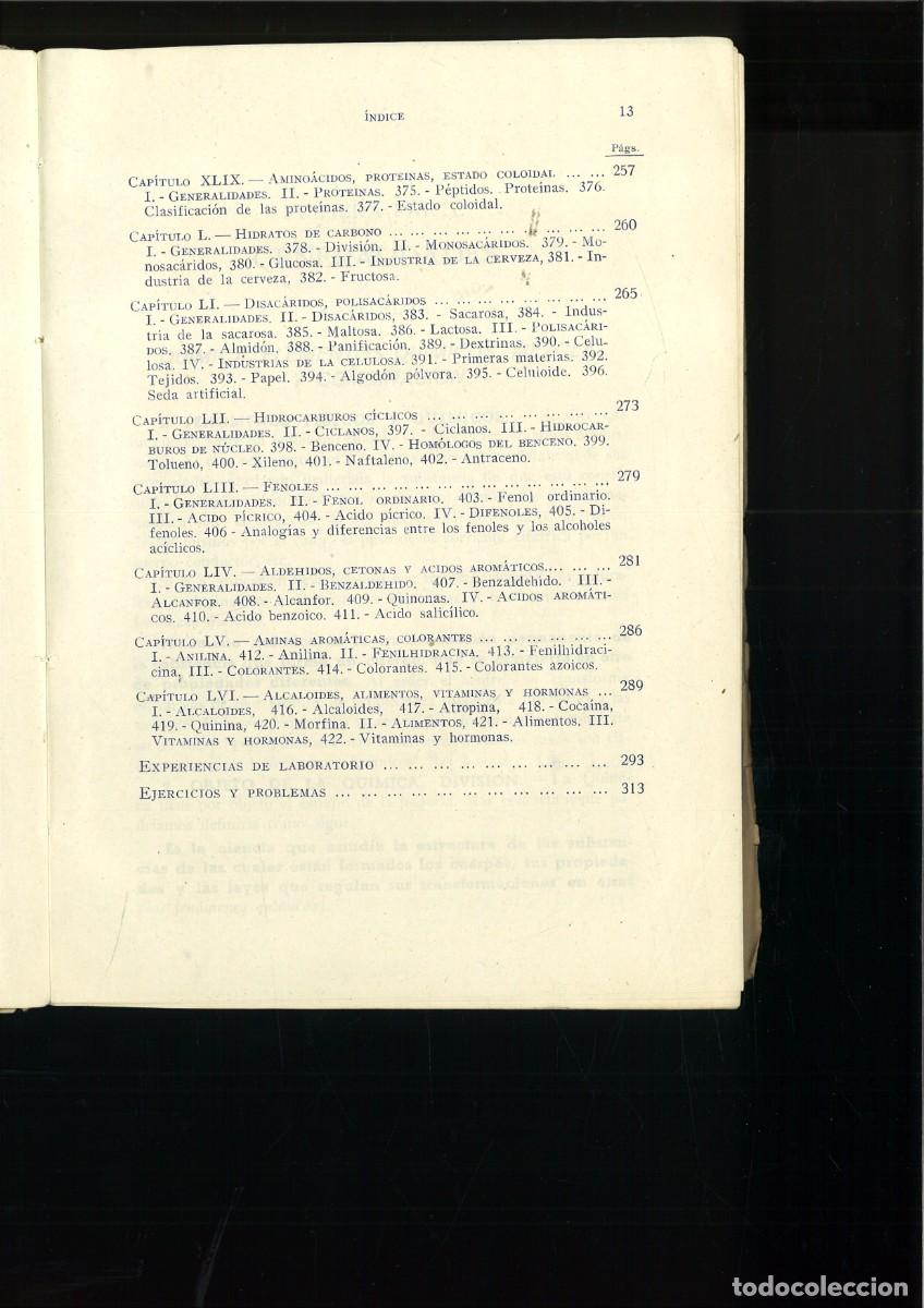 Libros de segunda mano de ciencias: ELEMENTOS DE QU&Iacute;MICA. M. Cabezas Serra - Foto 8