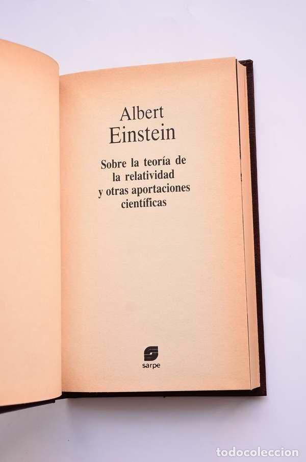 Libros de segunda mano de ciencias: Sobre la teor&iacute;a de la relatividad y otras aportaciones cient&iacute;ficas - EINSTEIN, Albert - Foto 2