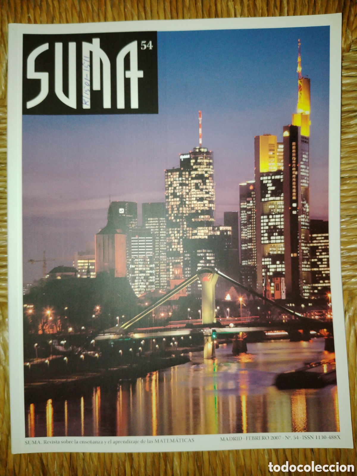 Second hand books of Sciences: Revista Suma 54. Revistas sobre la ense&ntilde;anza y el aprendizaje de las matem&aacute;ticas