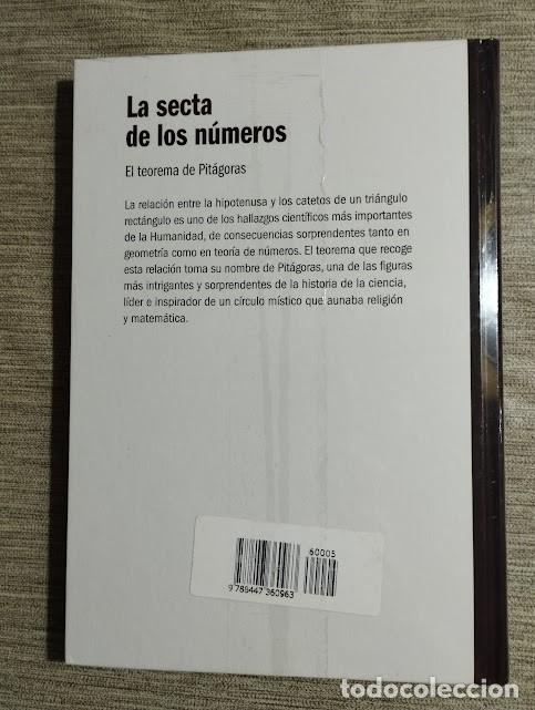 Libros de segunda mano de ciencias: La secta de los n&uacute;meros. El teorema de Pit&aacute;goras - Foto 2