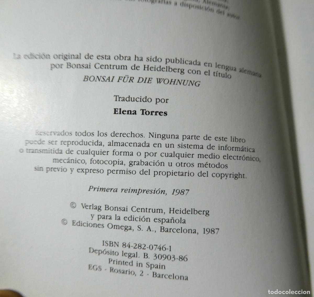 Libros de segunda mano: BONSAI DE INTERIOR. PAUL LESNIEWICZ. - Foto 2