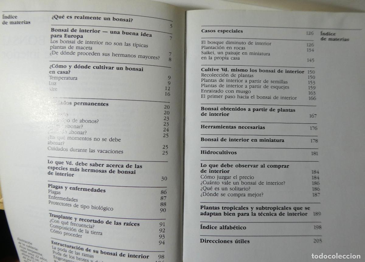 Libros de segunda mano: BONSAI DE INTERIOR. PAUL LESNIEWICZ. - Foto 3