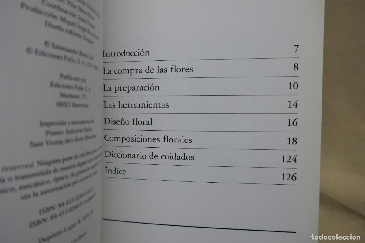 Libros de segunda mano: COMPOSICIONES FLORALES I y II / VAN HALL: FOLIO, (GU&Iacute;AS CREATIVAS). - Foto 7