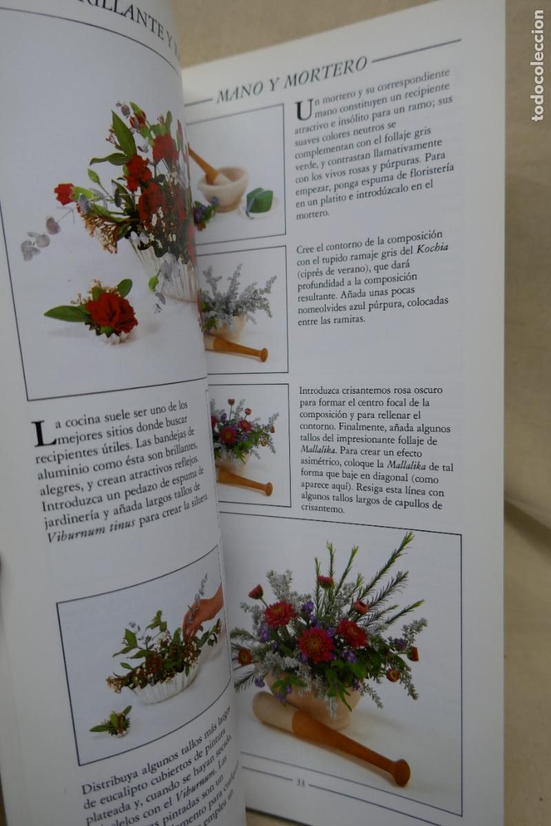 Libros de segunda mano: COMPOSICIONES FLORALES I y II / VAN HALL: FOLIO, (GU&Iacute;AS CREATIVAS). - Foto 12