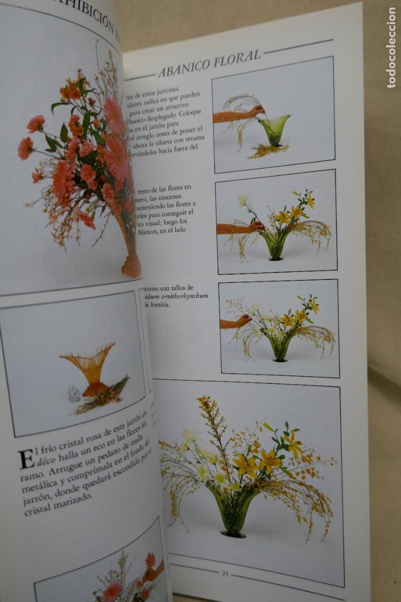 Libros de segunda mano: COMPOSICIONES FLORALES I y II / VAN HALL: FOLIO, (GU&Iacute;AS CREATIVAS). - Foto 14