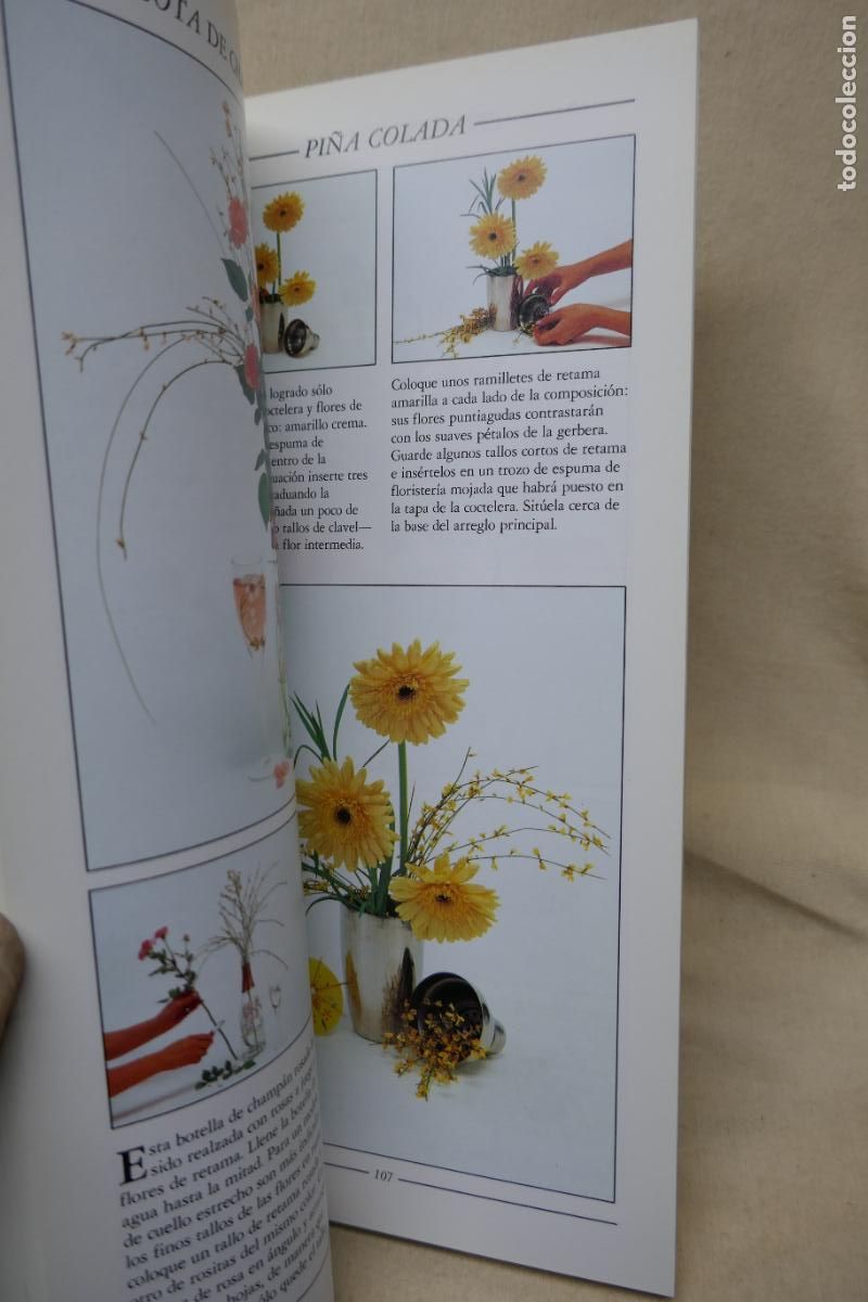 Libros de segunda mano: COMPOSICIONES FLORALES I y II / VAN HALL: FOLIO, (GU&Iacute;AS CREATIVAS). - Foto 20