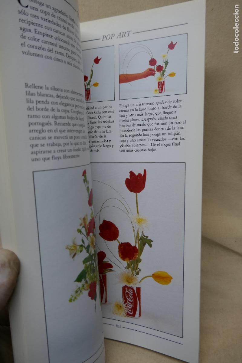 Libros de segunda mano: COMPOSICIONES FLORALES I y II / VAN HALL: FOLIO, (GU&Iacute;AS CREATIVAS). - Foto 21