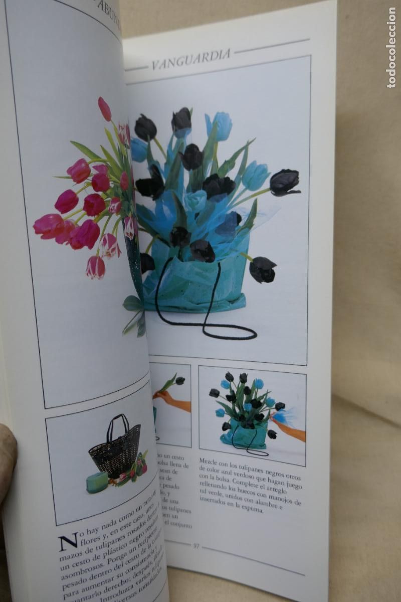 Libros de segunda mano: COMPOSICIONES FLORALES I y II / VAN HALL: FOLIO, (GU&Iacute;AS CREATIVAS). - Foto 22
