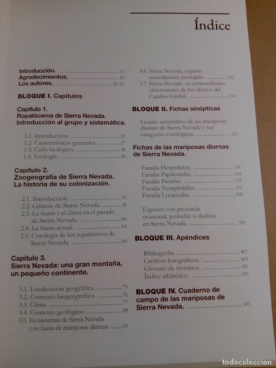 Libros de segunda mano: LAS MARIPOSAS DIURNAS DE SIERRA NEVADA / VV.AA - Foto 5