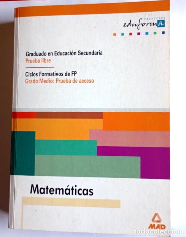 Gebrauchte B&uuml;cher der Wissenschaften: MATEMATICAS - GRADUADO EN EDUCACION SECUNDARIA / PRUEBA LIBRE - CICLOS FORMATIVOS DE FP /GRADO MEDIO