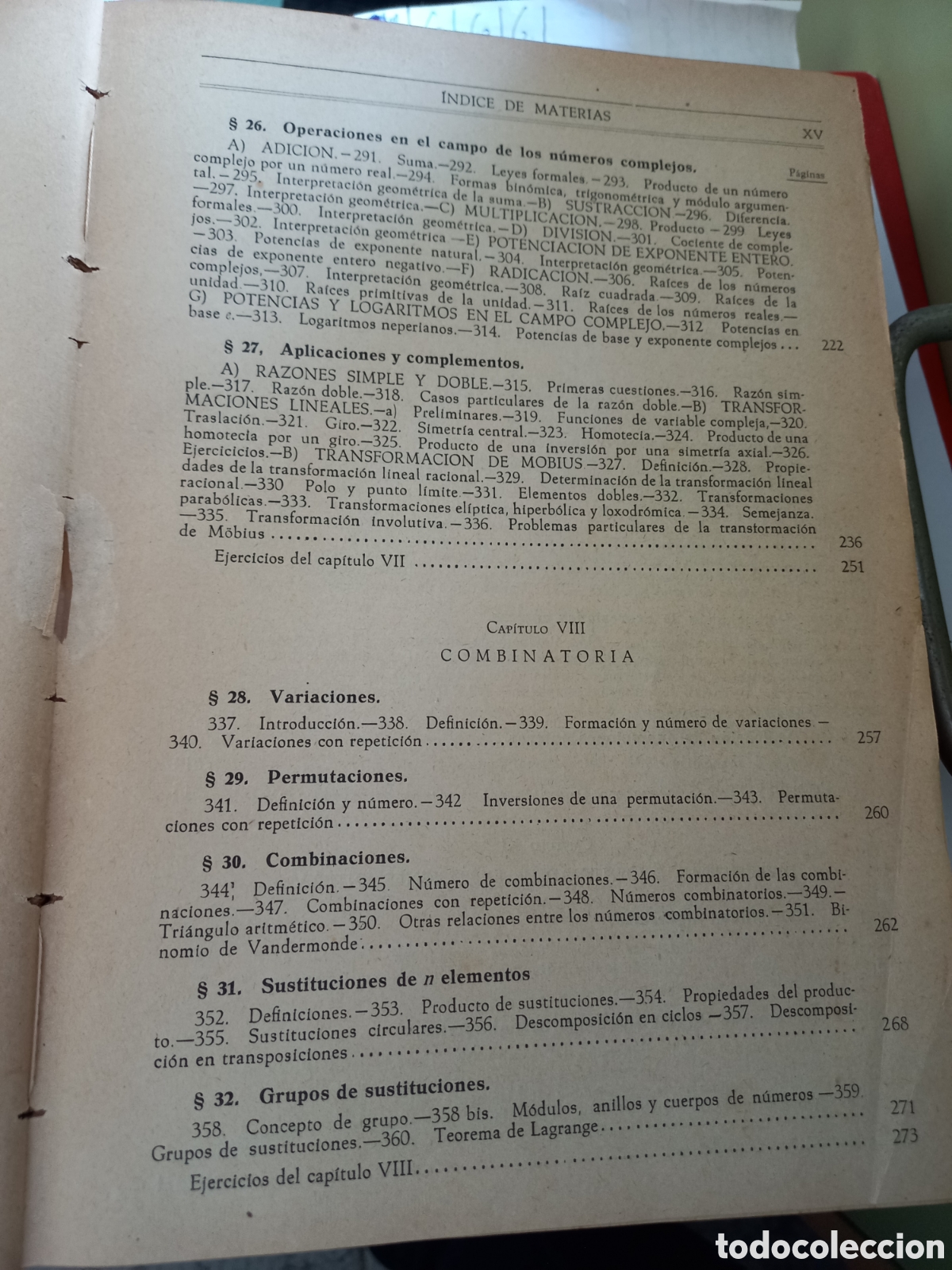 Libros de segunda mano de ciencias: ANALISIS ALGEBRAICO . TROCONIZ - BELDA - Foto 6