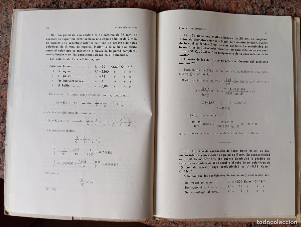 Libros de segunda mano de ciencias: PROBLEMAS DE TERMOTECNIA - M. CLAVER - Foto 3