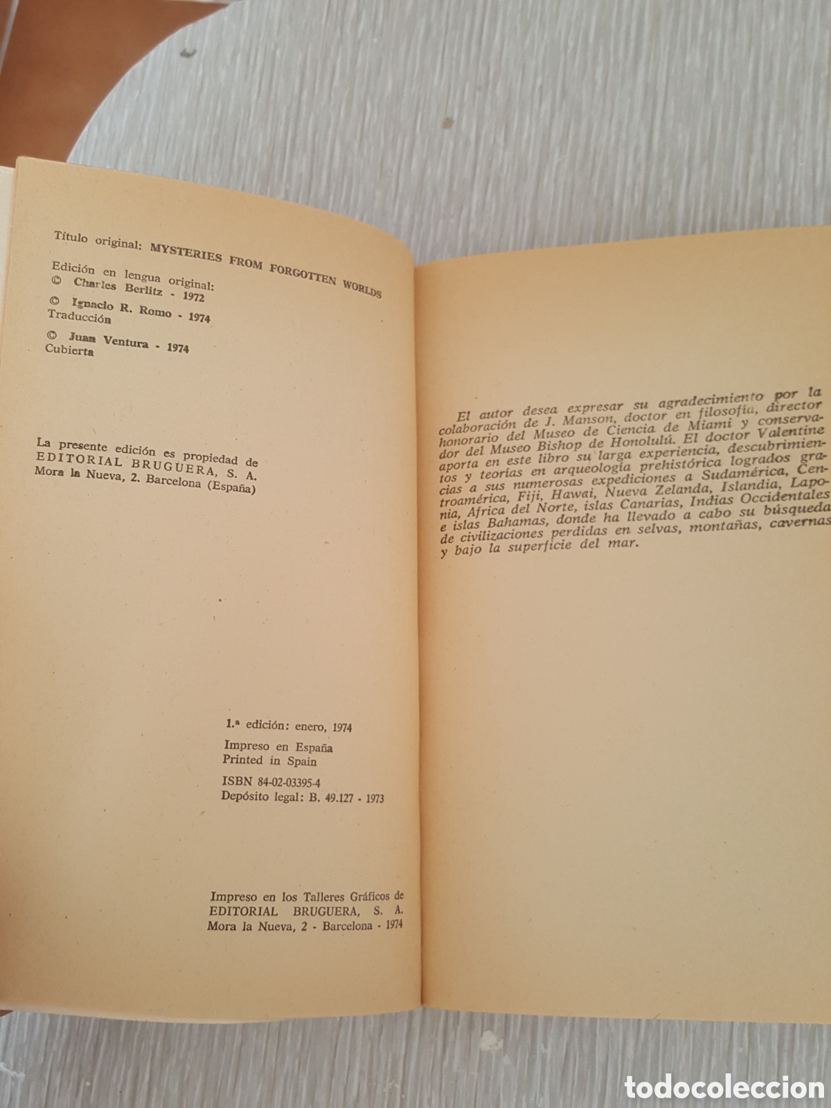 Libros de segunda mano: Misterios de los munfos olvidados. Charles Berlitz - Foto 4