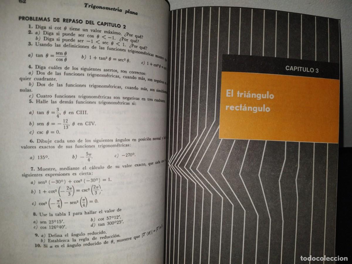 Libros de segunda mano de ciencias: 118- TRIGONOMETR&Iacute;A PLANA - NATHAN O. NILES - Foto 8