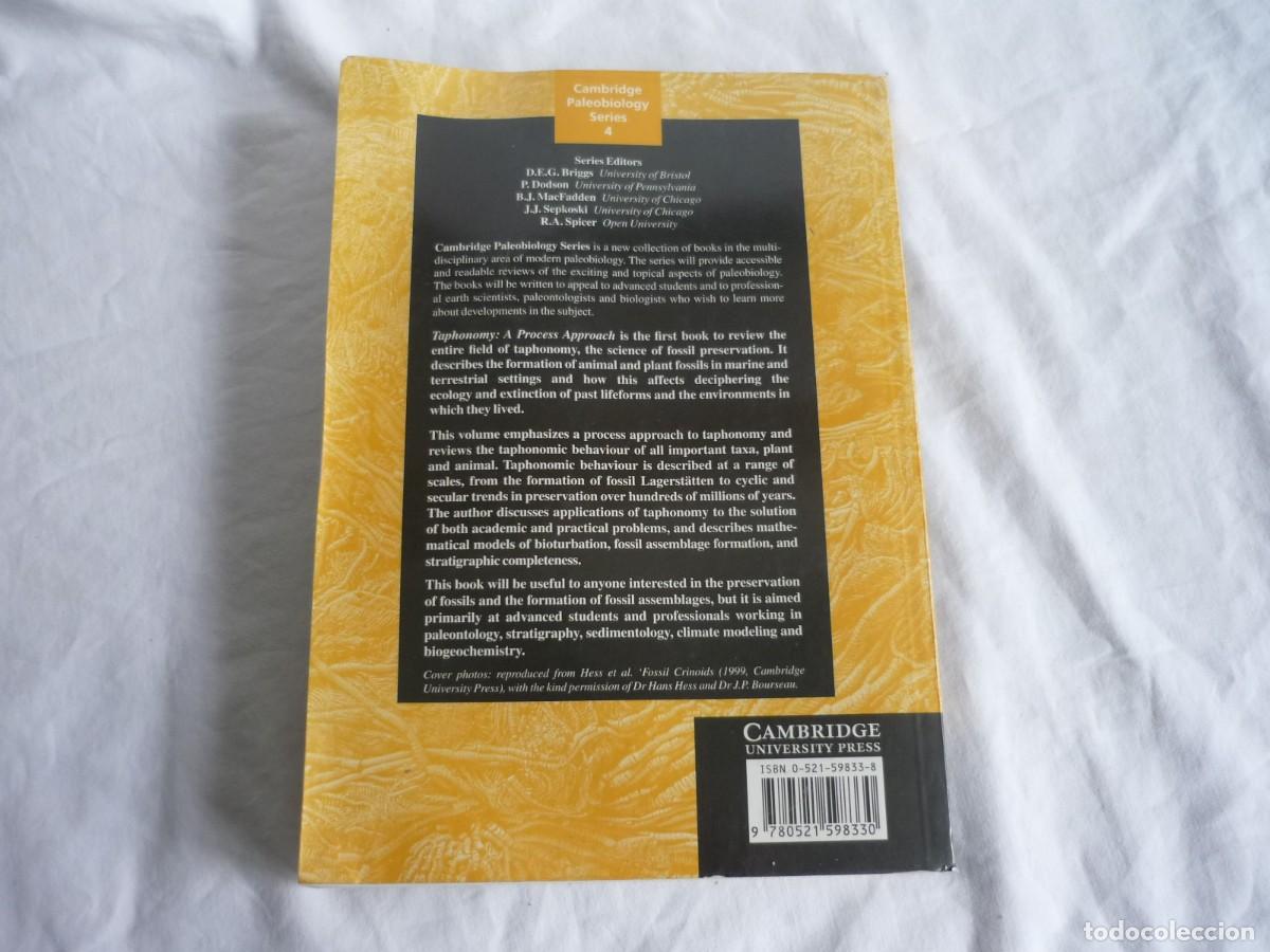 Libros de segunda mano: Thaphonomy, a process aproach, R.E. Martin 1999, en ingl&eacute;s - Foto 2