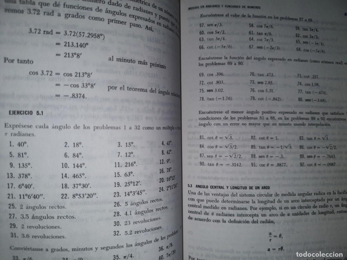 Libros de segunda mano de ciencias: 118- TRIGONOMETR&Iacute;A - FRED W. SPARKS, PAUL K. REES - Foto 11