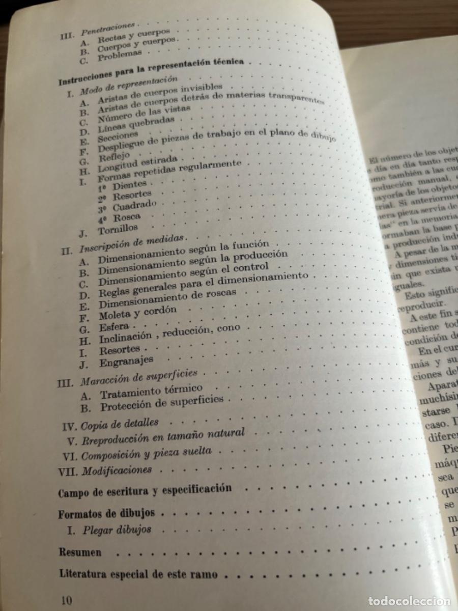 Libros de segunda mano de ciencias: Dibujo tecnico / principos tecnicos , 1971 - Foto 7