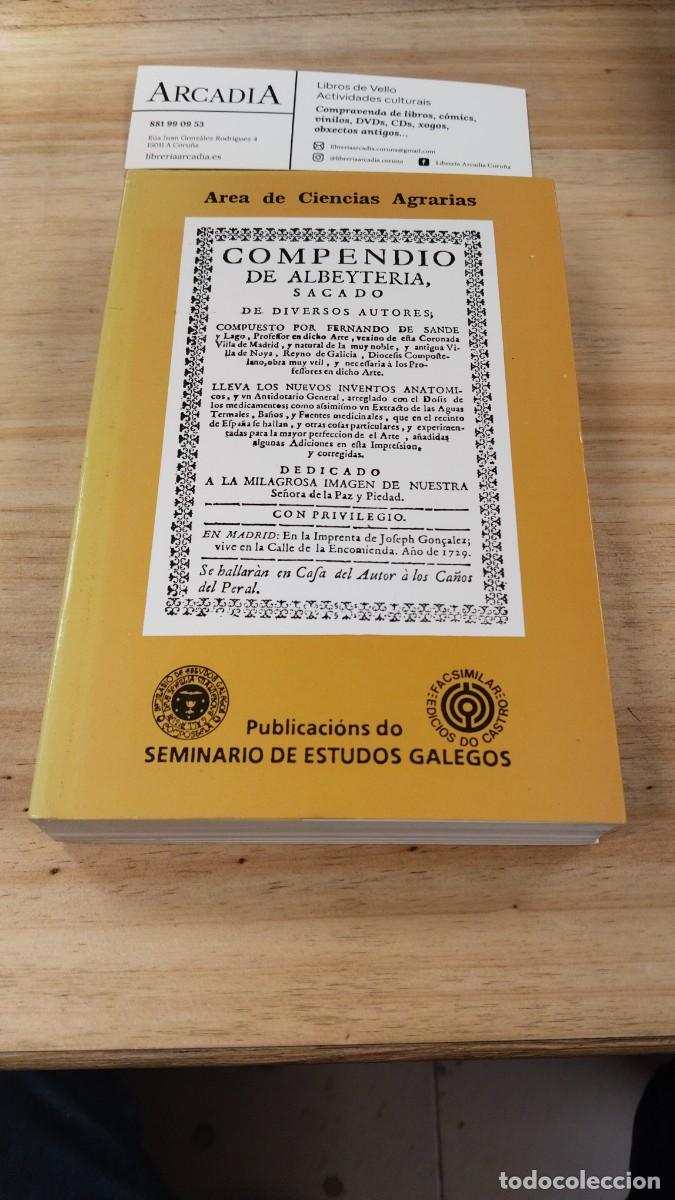 Libri di seconda mano: Compendio de Albeyteria - Fernando Sande y Lago