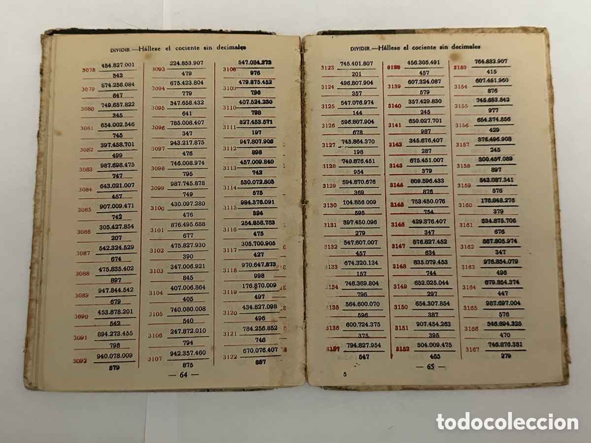 Libros de segunda mano de ciencias: ANTIGUO LIBRO DE EJERCICIOS DE CALCULO 1962 - Foto 10