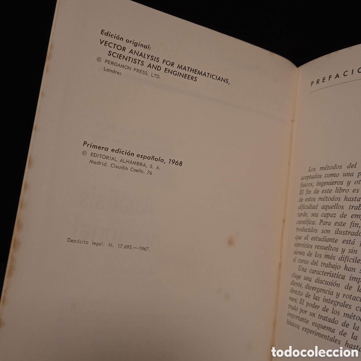 Libros de segunda mano de ciencias: AN&Aacute;LISIS VECTORIAL - S. SIMONS - ALHAMBRA 1968 #8954 - Foto 4