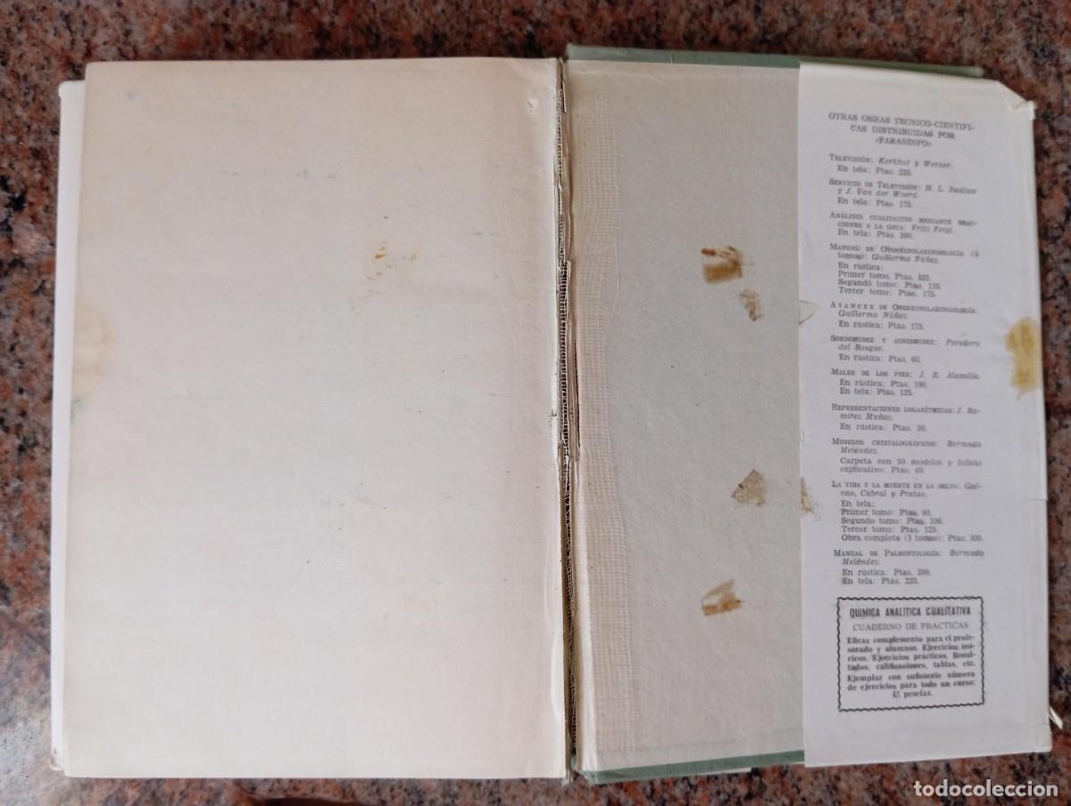 Libros de segunda mano de ciencias: QUIMICA ANALITICA CUALITATIVA - BURRIEL - Foto 6