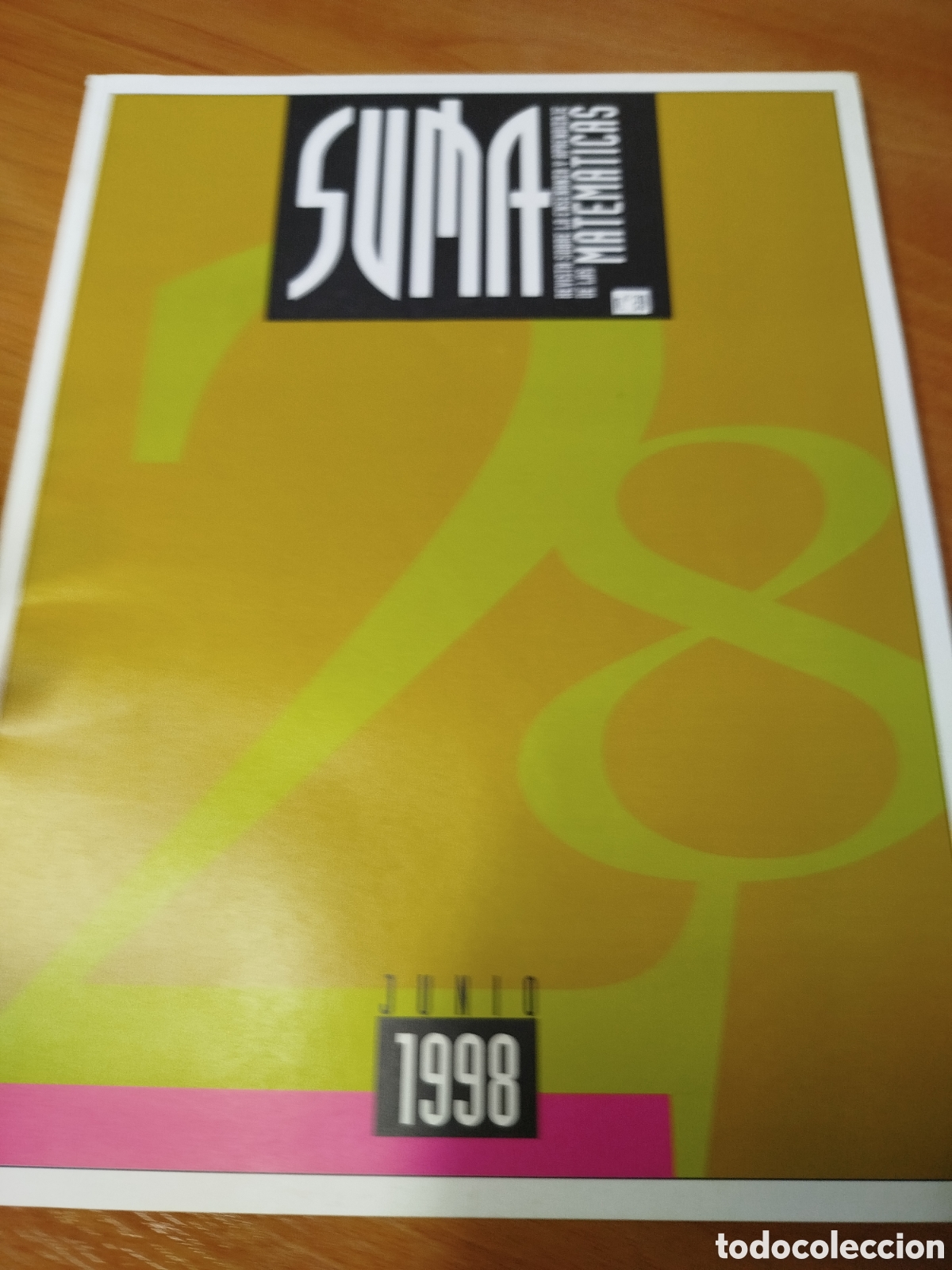 Second hand books of Sciences: Suma 28. Revista matem&aacute;ticas 1998