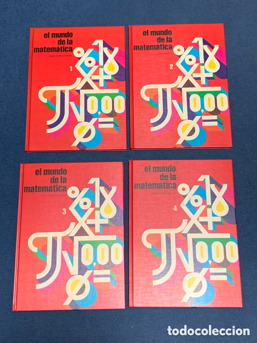 Libros de segunda mano de ciencias: El mundo de la Matem&aacute;tica. 4 tomos . 1984 - Foto 2