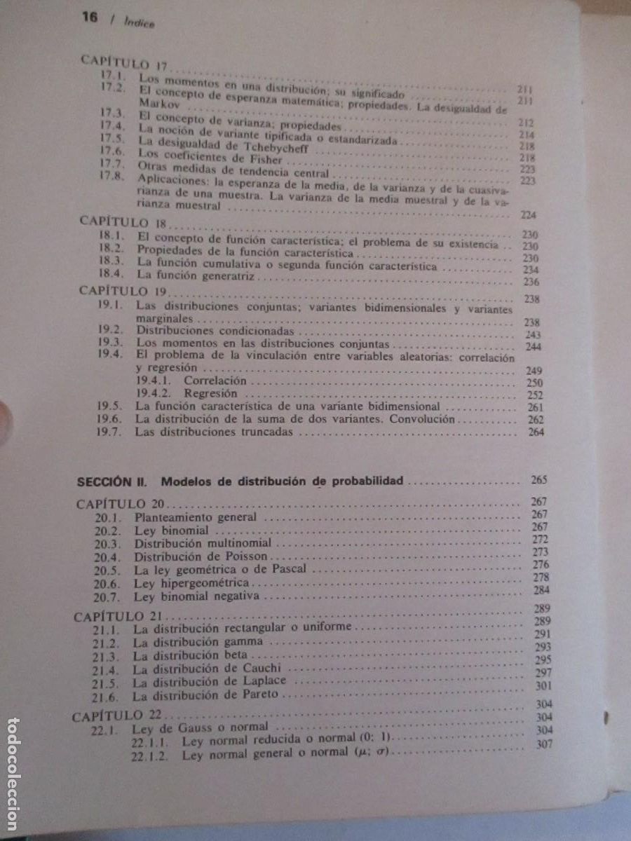Libros de segunda mano de ciencias: M. L&Oacute;PEZ CACHERO Fundamentos y m&eacute;todos de estad&iacute;stica W30948 - Foto 5