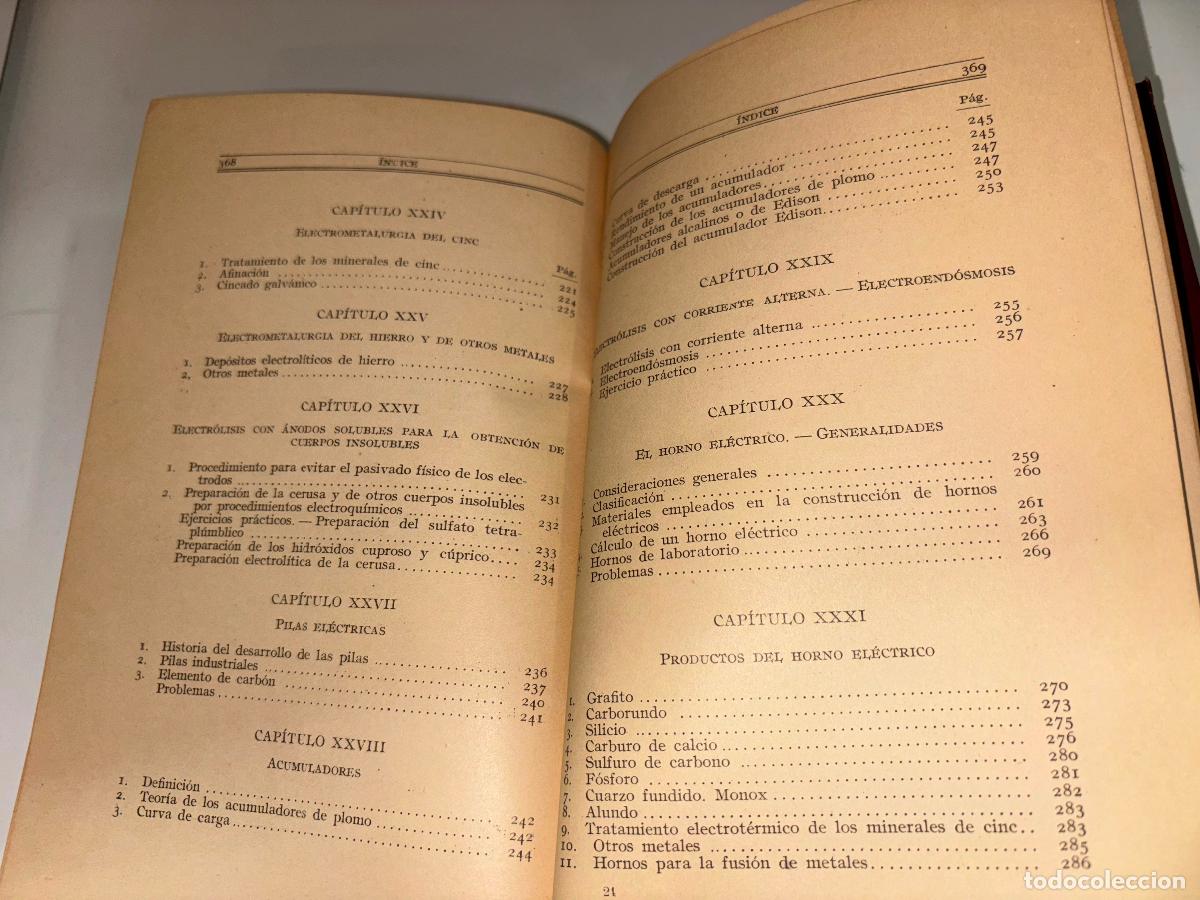 Libros de segunda mano de ciencias: INTRODUCCION A LA ELECTROQUIMICA DR. ANTONIO RIUS Y MIR&Oacute; ED. CALPE 1922 - Foto 10