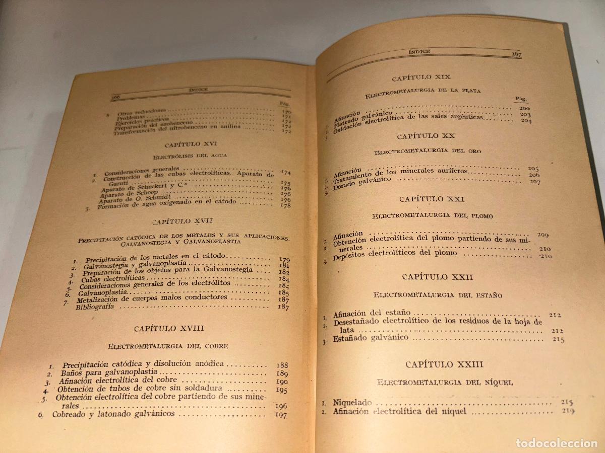 Libros de segunda mano de ciencias: INTRODUCCION A LA ELECTROQUIMICA DR. ANTONIO RIUS Y MIR&Oacute; ED. CALPE 1922 - Foto 11