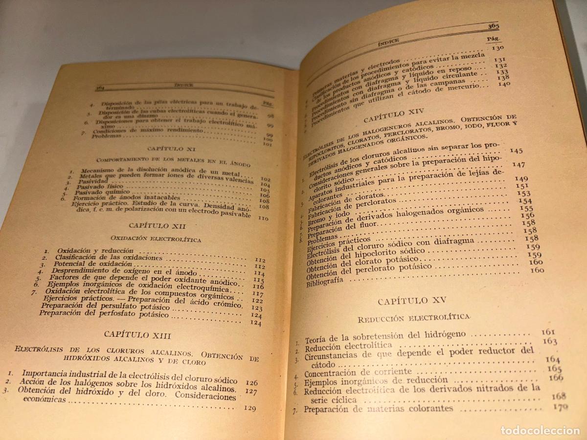 Libros de segunda mano de ciencias: INTRODUCCION A LA ELECTROQUIMICA DR. ANTONIO RIUS Y MIR&Oacute; ED. CALPE 1922 - Foto 12