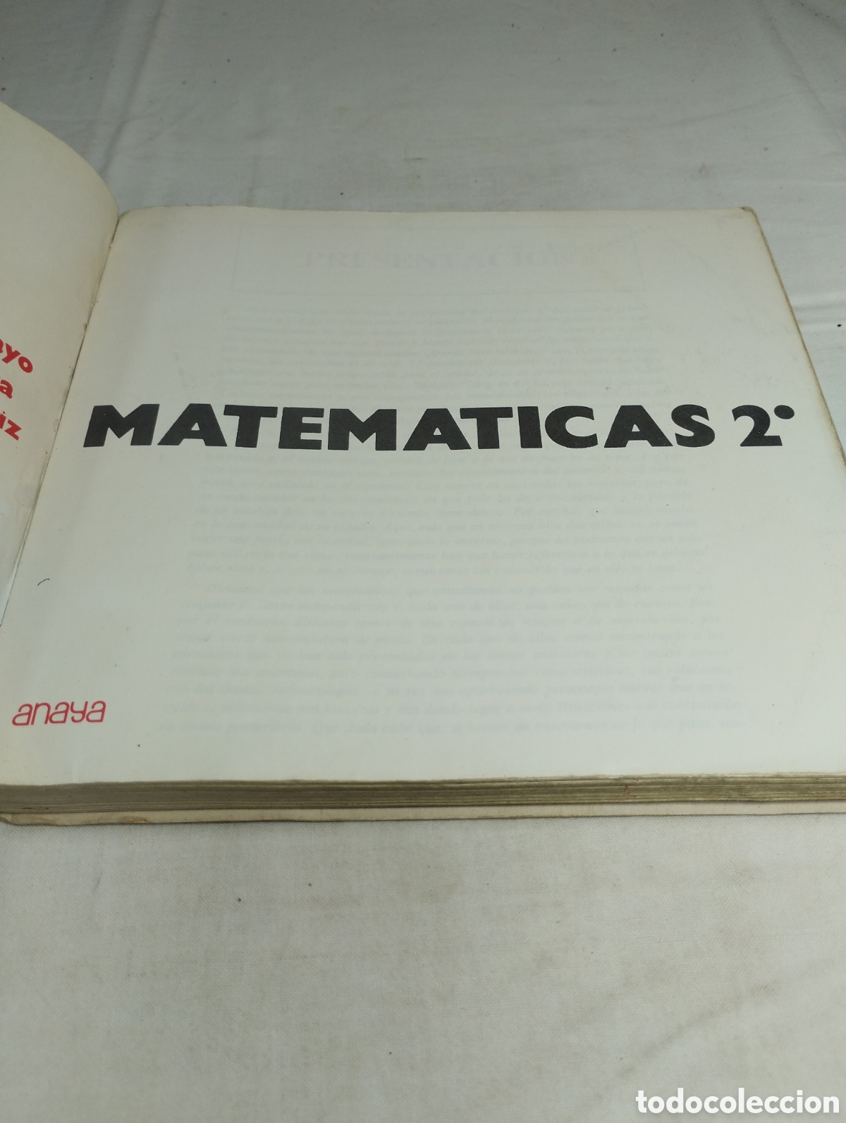 Libros de segunda mano de ciencias: Matem&aacute;ticas 2. Editorial Anaya, 1976 - Foto 2