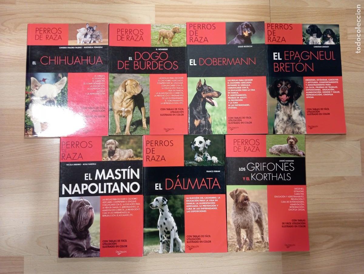 Libros de segunda mano: Lote de 7 libros de Perros de raza. Editorial de Vecchi - Foto 1