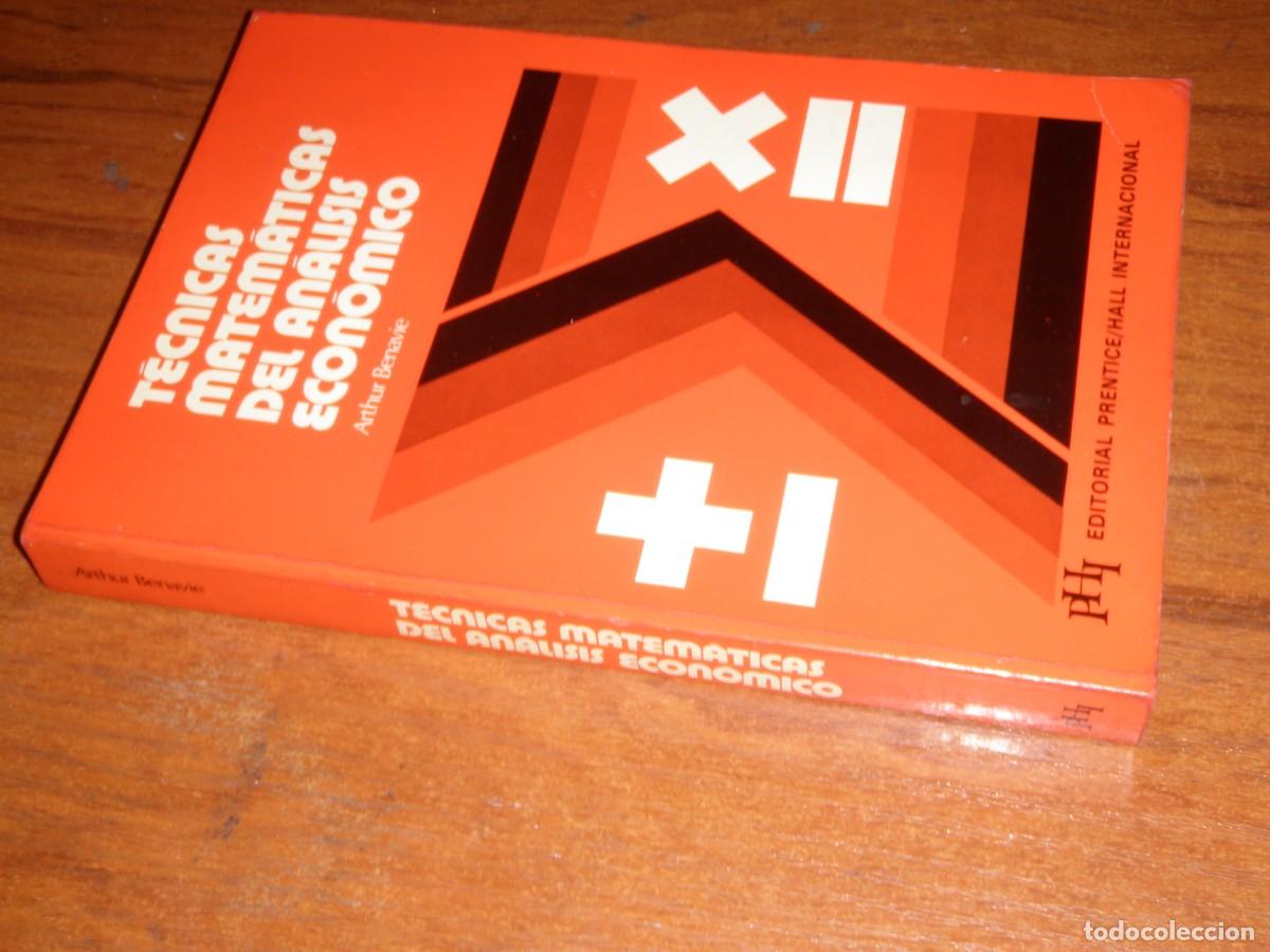 Libros de segunda mano de ciencias: TECNICAS MATEM&Aacute;TICAS DE AN&Aacute;LISIS ECON&Oacute;MICO - Foto 2