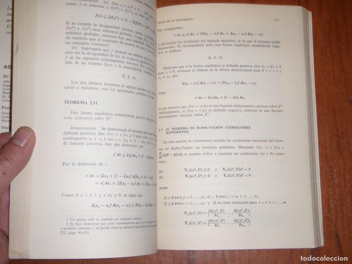Libros de segunda mano de ciencias: TECNICAS MATEM&Aacute;TICAS DE AN&Aacute;LISIS ECON&Oacute;MICO - Foto 5