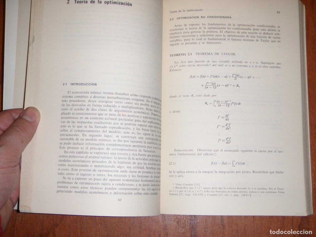Libros de segunda mano de ciencias: TECNICAS MATEM&Aacute;TICAS DE AN&Aacute;LISIS ECON&Oacute;MICO - Foto 6
