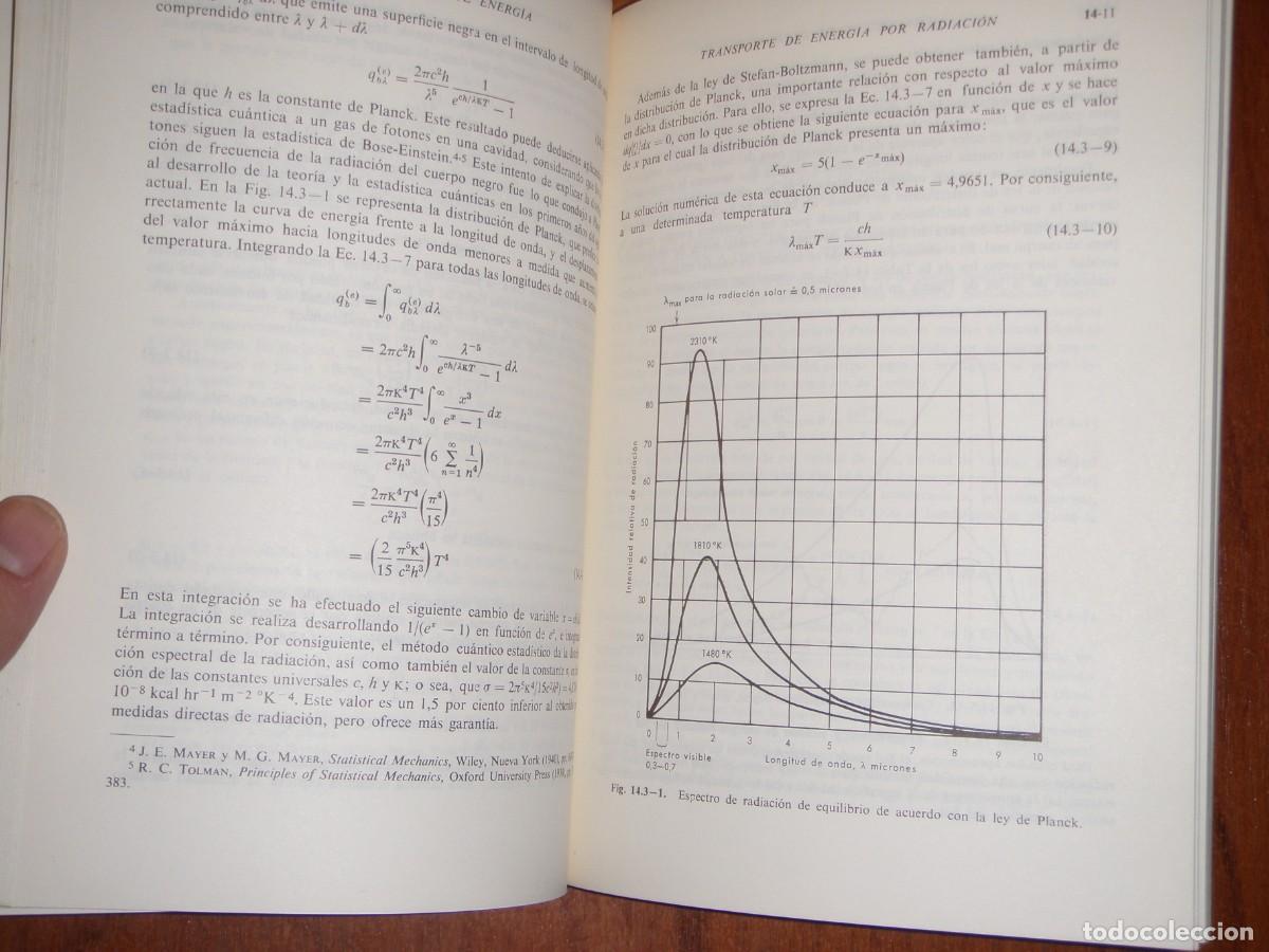 Libros de segunda mano de ciencias: FENOMENOS DE TRANSPORTE ED REVERTE - Foto 8