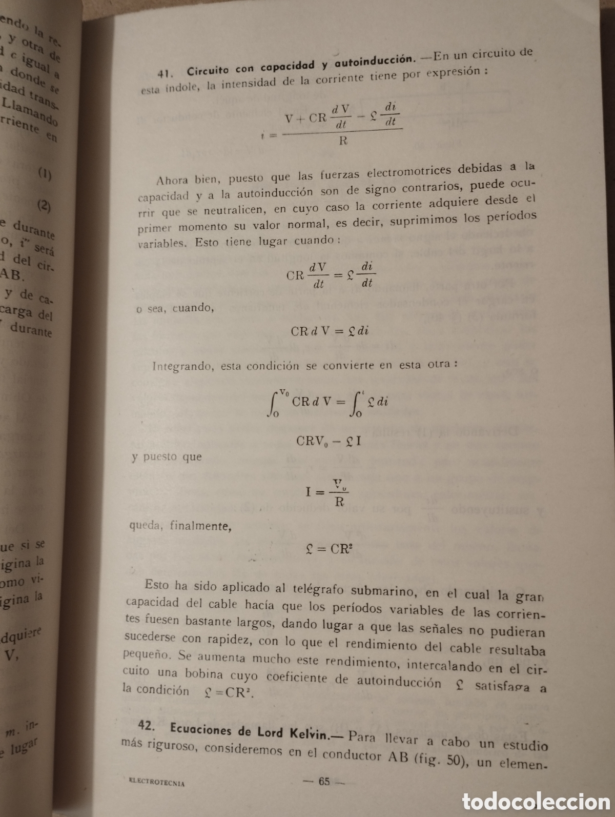 Libros de segunda mano de ciencias: CURSO DE ELECTROTECNIA (JOS&Eacute; MORILLO Y FARF&Aacute;N) - Foto 14
