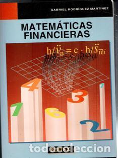 Libros de segunda mano de ciencias: Matem&aacute;ticas financieras, Gabriel Rodriguez Mart&iacute;nez - Foto 1