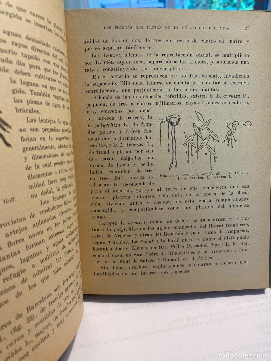 Libros de segunda mano: El acuario de agua dulce - MALUQUER NICOLAU, S. SEIX Y BARRAL 1940 - Foto 3