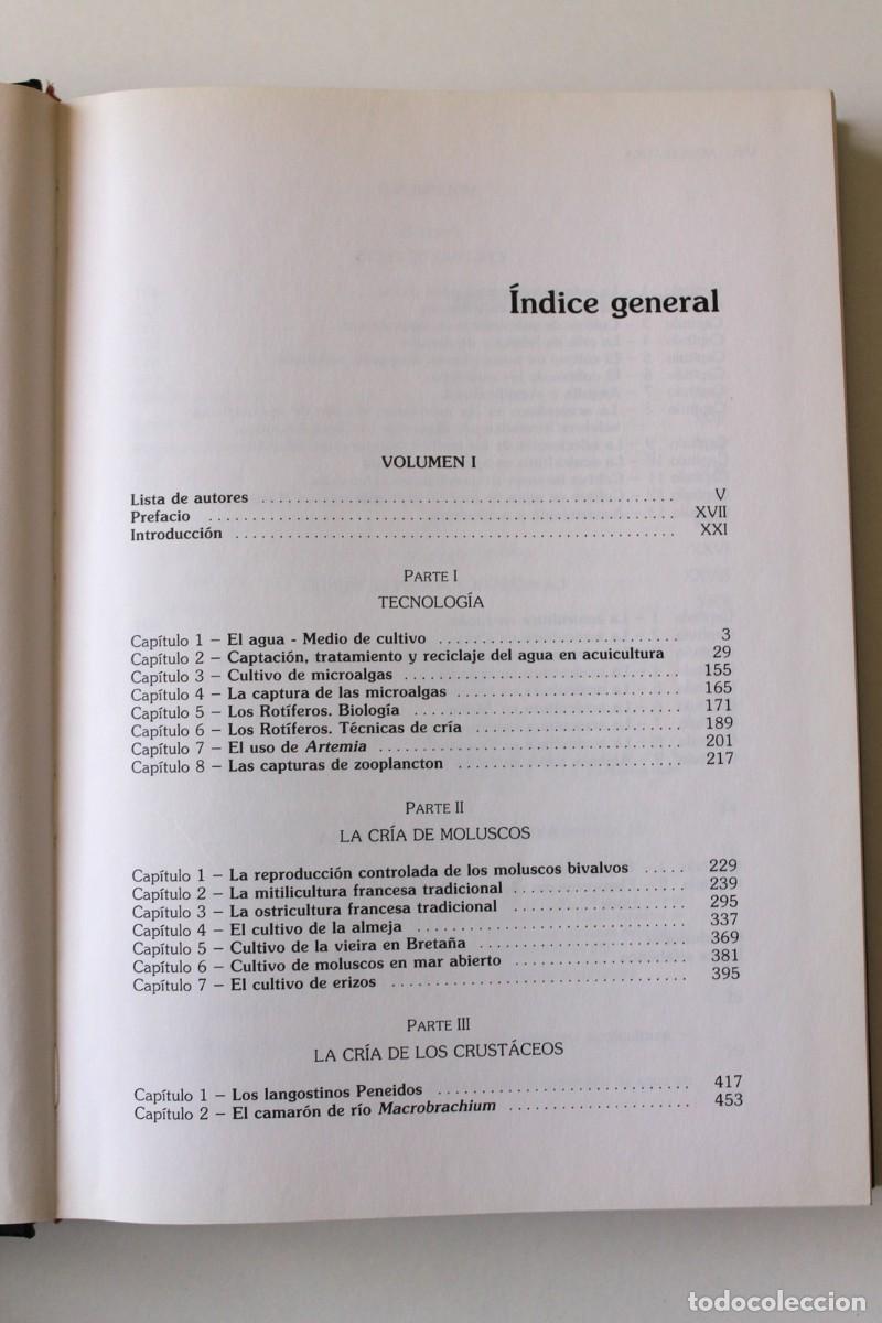 Libros de segunda mano: Gilbert Barnab&eacute; (Coord) - Acuicultura. 2 tomos - Omega - Foto 4